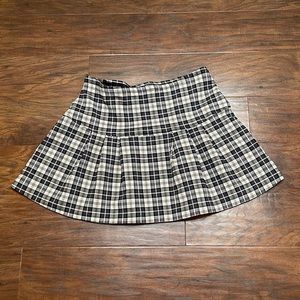 V & X Plaid Skirt